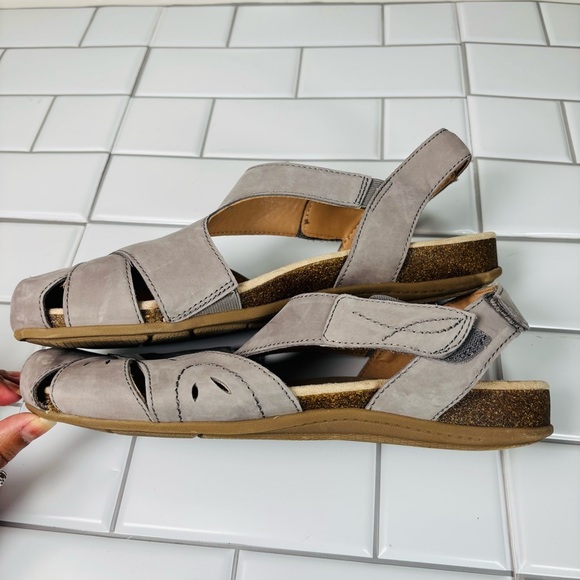 Earth Birdine Gray Women's Comfort Sandals 12M - Picture 8 of 10